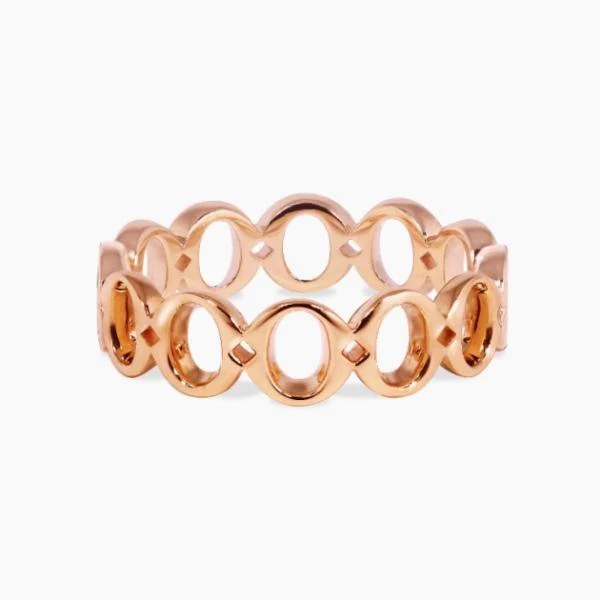 18ct rose gold ‘O’ ring from the Iconica Collection - Small