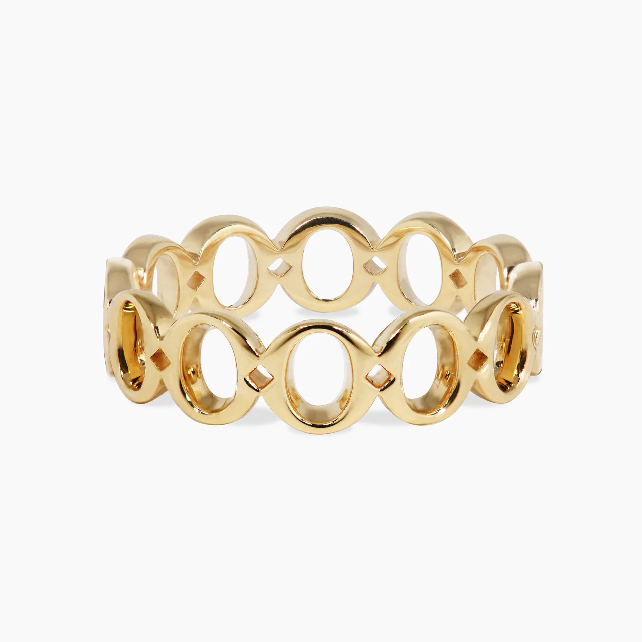 18ct yellow gold ‘O’ ring from the Iconica Collection - Small