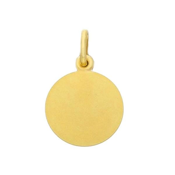 18ct yellow gold "St. Francis" 15mm medal - Image 2