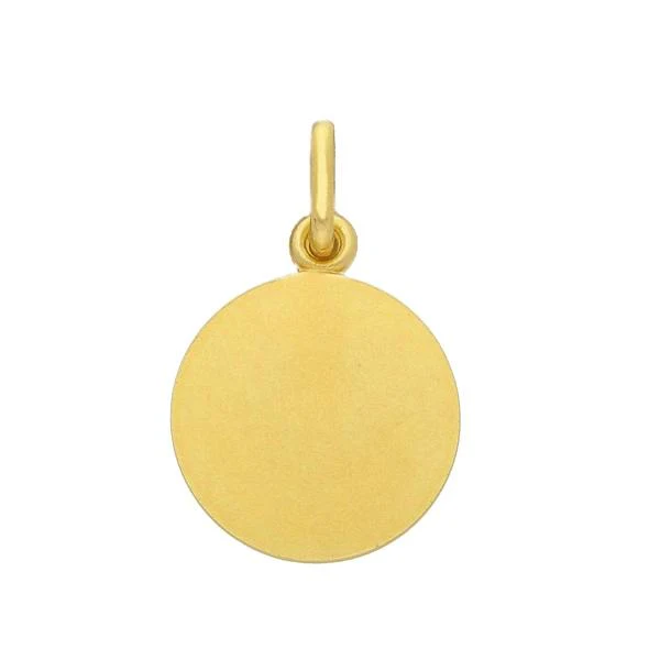 18ct yellow gold "St. Rita" 15mm medal - Image 2