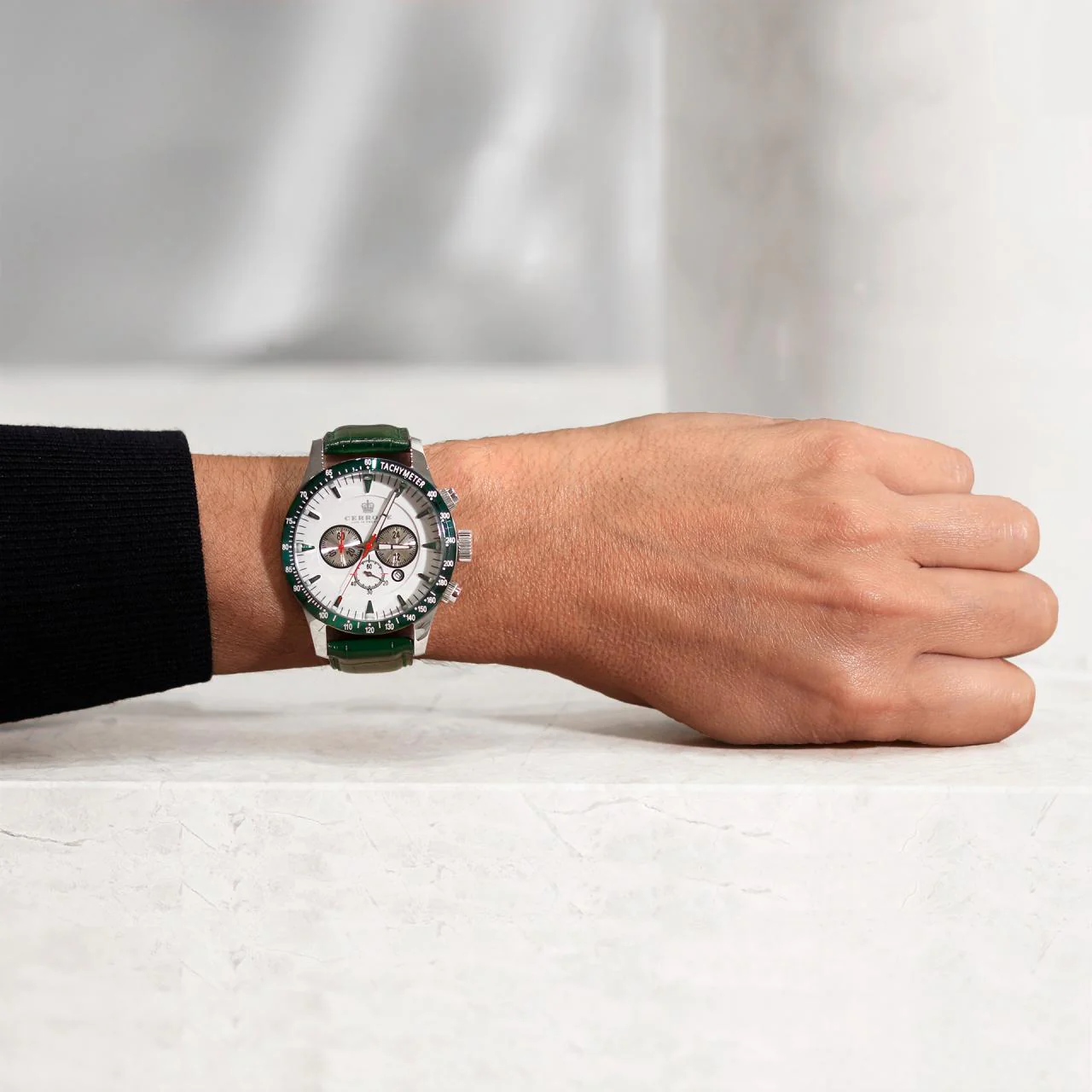Cerrone 50th Anniversary chronograph ‘Verde’ watch - Image 2