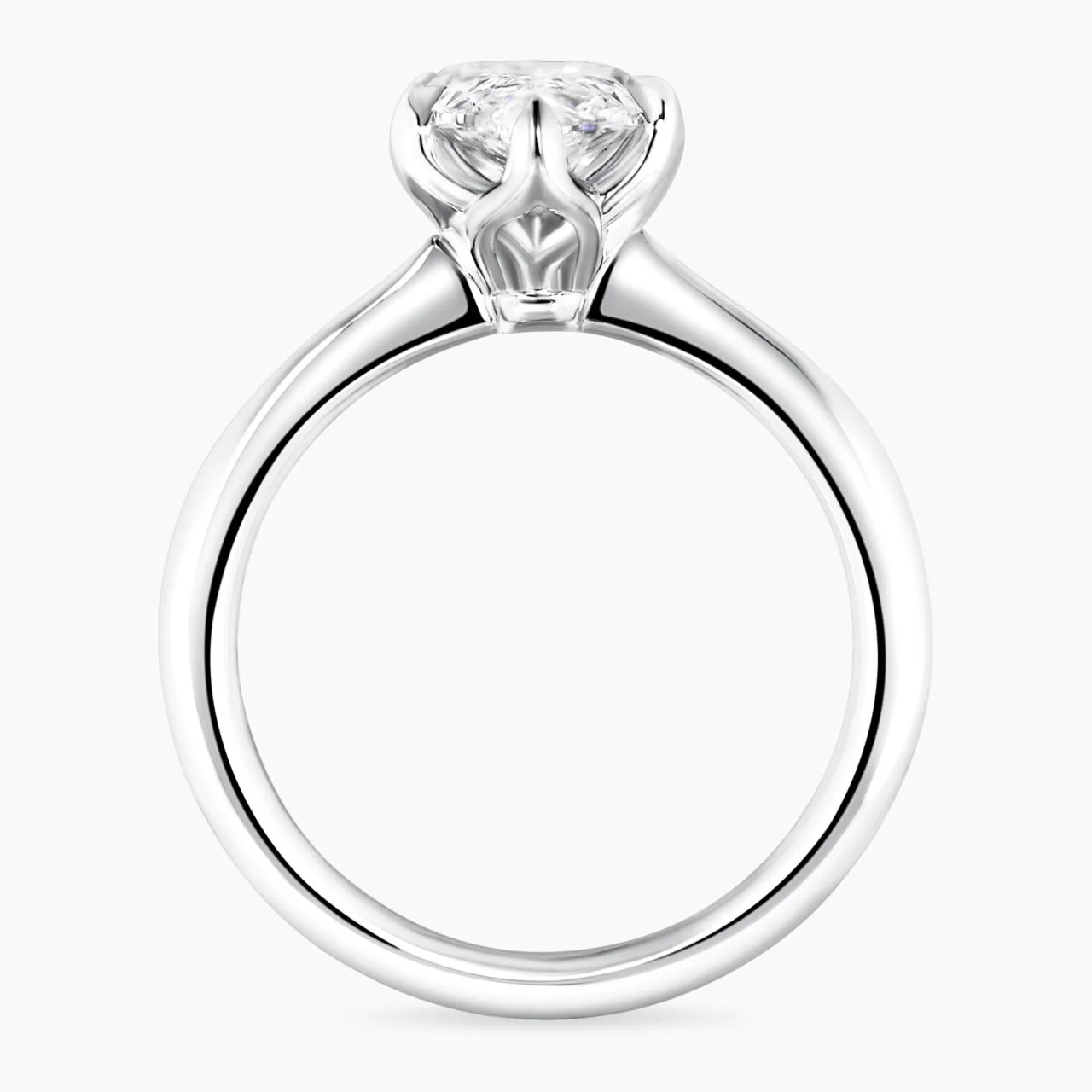 CORTINA - 18ct white gold 2.60ct E SI1 marquise cut solitaire diamond ring - Image 4
